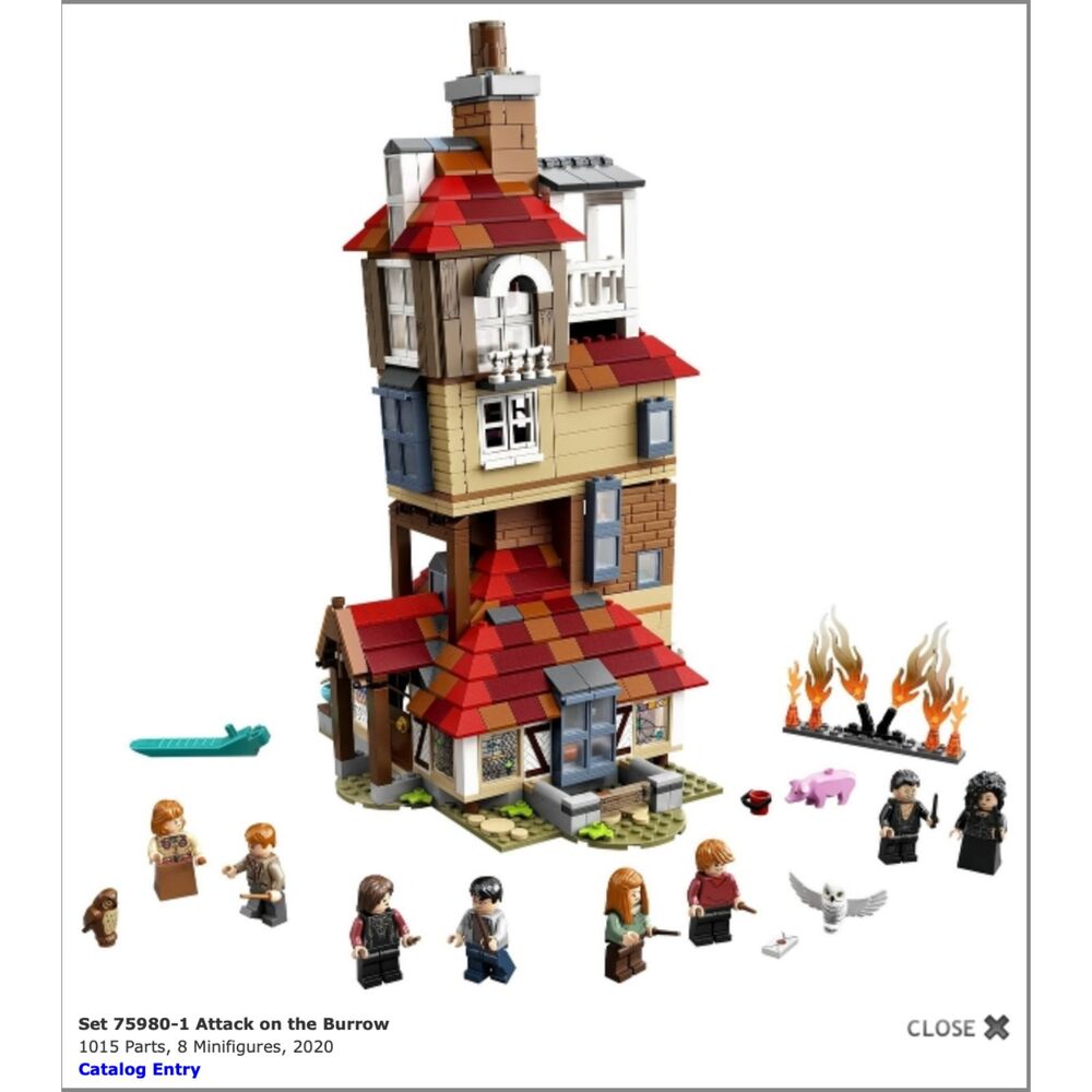 75980 Attack on the Burrow Lego Set